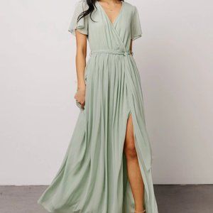 Baltic Born, Sage, Kristina Maxi Dress, size medium